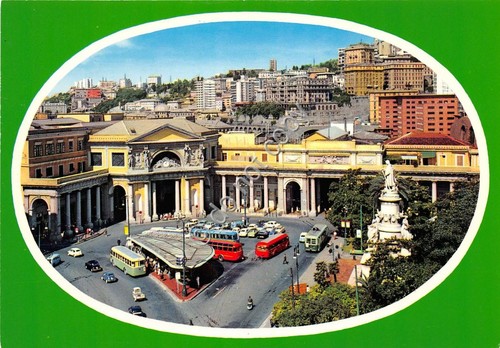 Cartolina Genova Stazione Principe