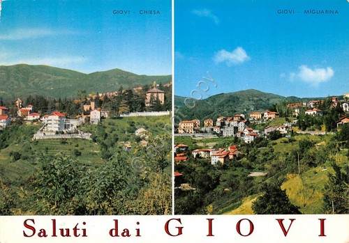 Cartolina Giovi vedute chiesa Migliarina 1971