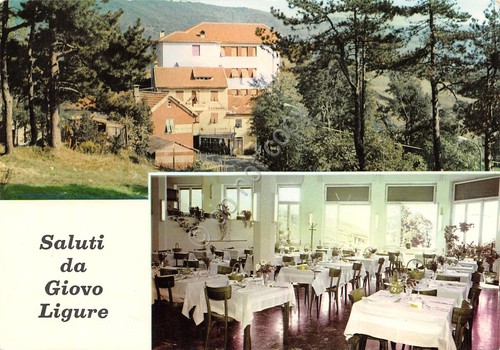 Cartolina Giovo Ligure Ristorante Stella 1973 danneggiata
