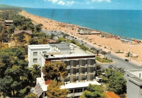 Cartolina Giulianova Lido Lungomare 1967