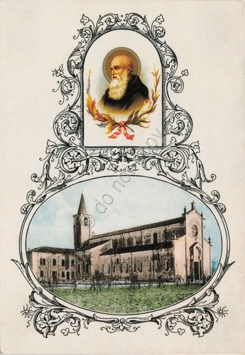 Cartolina Gonzaga Chiesa San Benedetto Abate