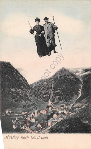 Cartolina Goschenen Ausflug nach