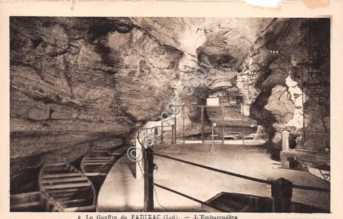 Cartolina Gouffre de Padirac Embarcadere