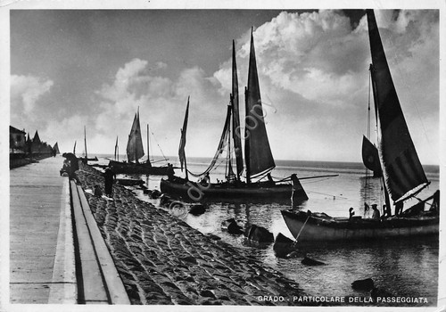 Cartolina Grado Particolare della passeggiata timbro Censura 12 piega