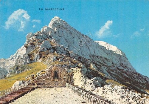 Cartolina Gran Sasso d'Italia La Madonnina anni '70
