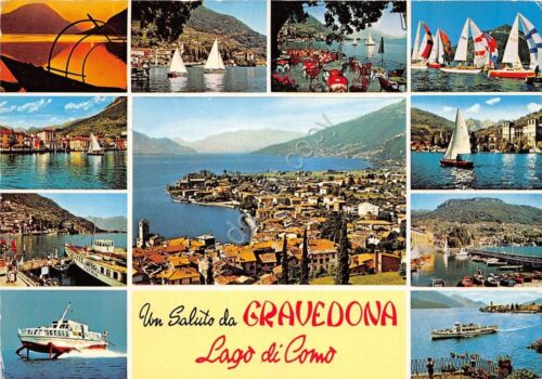 Cartolina Gravedona - vedutine - 1993 (Como)
