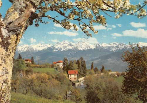 Cartolina Grenoble rue au Col de Porte chaine Belledonne