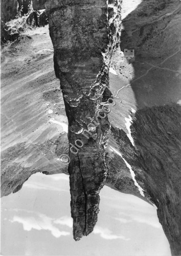 Cartolina Gruppo del Catinaccio Torre Piaz 1958