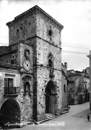 Cartolina Guardiagrele Duomo 1964