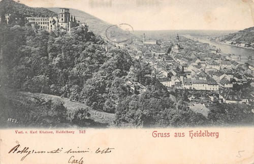 Cartolina Heidelberg Gruss aus