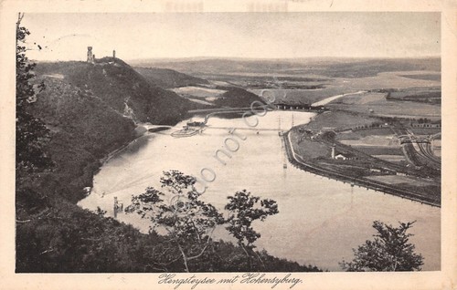 Cartolina Hengstaysee mit Kohensyburg 1934