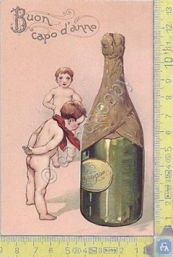 Cartolina Illustrata - Paul Finkenrath - Buon Capo d'anno - …