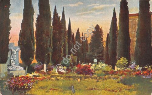 Cartolina Illustrata Aquileia poesia G. D'Annunzio al retro