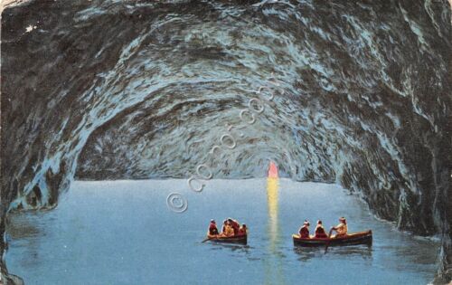 Cartolina Illustrata Capri Grotta Azzurra