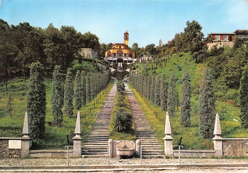 Cartolina Imbersago Santuario B.V. del Bosco 1973 (Como)