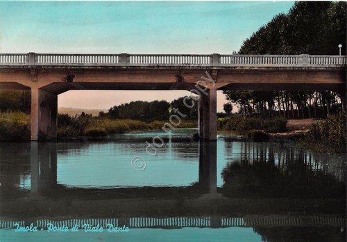 Cartolina Imola Il ponte di Viale Dante