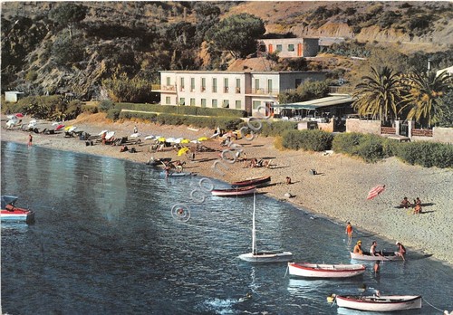 Cartolina Isola d'Elba Capoliveri spiaggia 1966