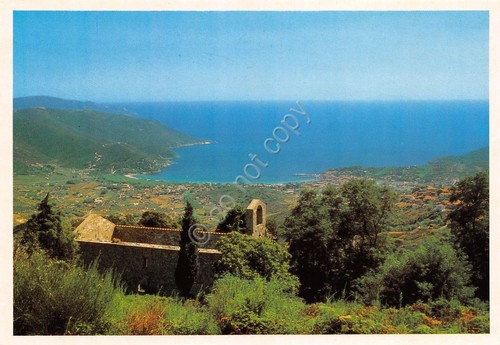 Cartolina Isola d'Elba Chiesa San Giovanni e Marina di Campo …