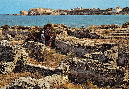 Cartolina Isola d'Elba isola di Pianosa Resti Villa Agrippa animata …