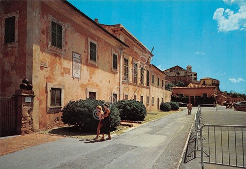 Cartolina Isola d'Elba Portoferraio Villa dei Mulini animata anni '90