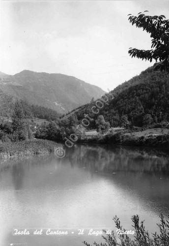Cartolina Isola del Cantone Lago di Noceto