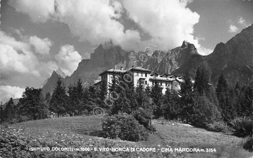 Cartolina Istituto Dolomiti S. Vito di Cadore 1948