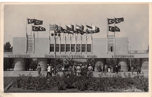 Cartolina Izmil Enternasyonal Fuar entrance prova di cartolina
