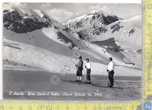 Cartolina L'Aquila - Gran Sasso - 1955
