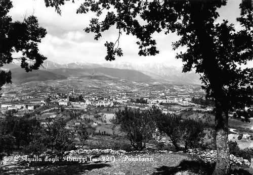 Cartolina L'Aquila Panorama