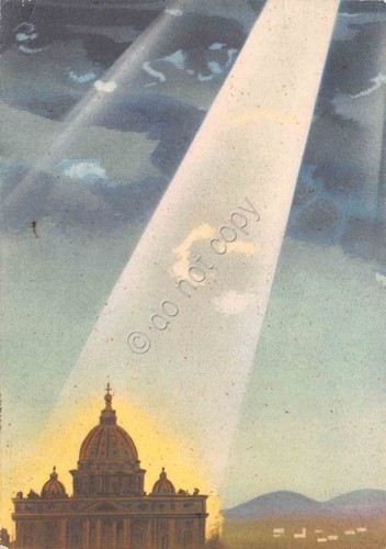 Cartolina la luce illustrata ed Ricordi 1950