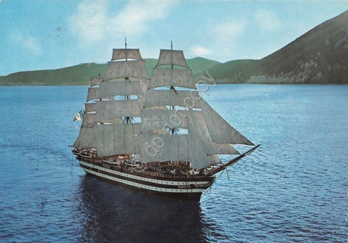 Cartolina La Spezia Museo Navale Serie Navi Moderne Vespucci