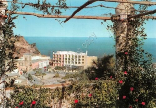 Cartolina Lacco Ameno Albergo e Terme Regina Isabella