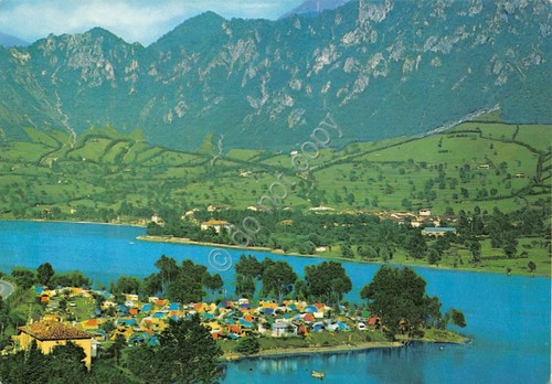 Cartolina Lago d' Idro Campeggio Venus