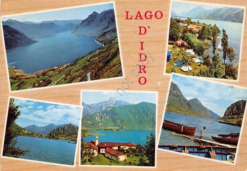 Cartolina Lago D'Idro Vedutine 1984 (Trento)