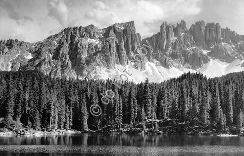 Cartolina Lago di Carezza 1956