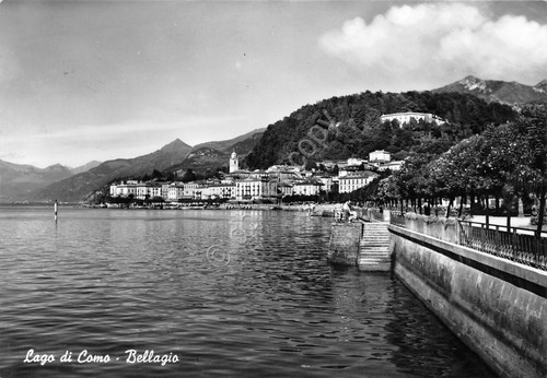 Cartolina Lago di Como Bellagio 1958
