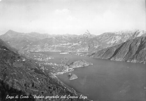 Cartolina Lago di Como veduta generale del centro lago anni …