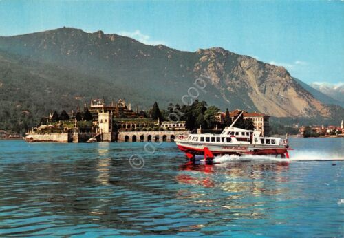 Cartolina Lago Maggiore Isola Bella Aliscafo