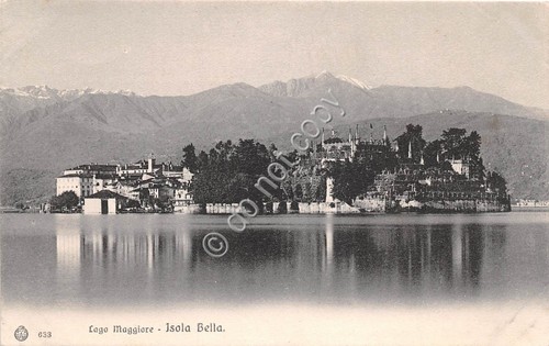 Cartolina Lago Maggiore Isola Bella ed. Brunner