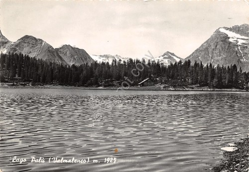Cartolina Lago Palù Valmalenco 1956