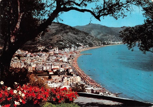 Cartolina Laigueglia Panorama 1966 (Savona)