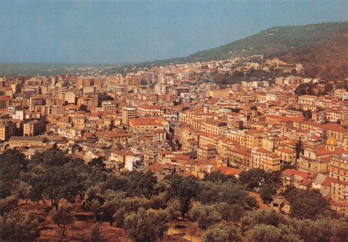 Cartolina Lamezia Terme Nicastro Panorama case anni '80