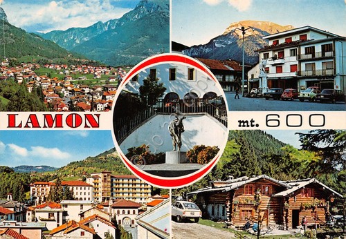Cartolina Lamon vedute (Belluno)