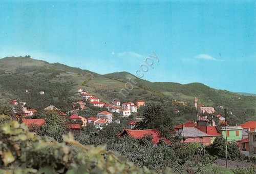 Cartolina Langasco panorama anni '70