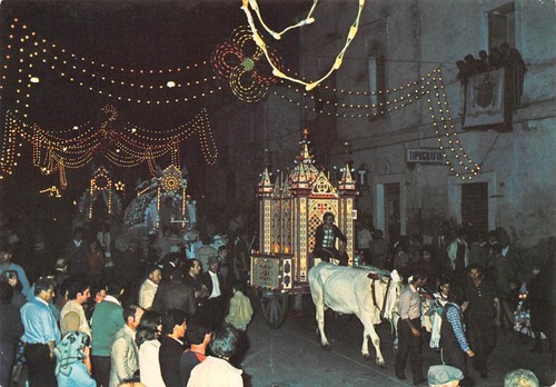 Cartolina Larino Festa di San Pardo a Maggio
