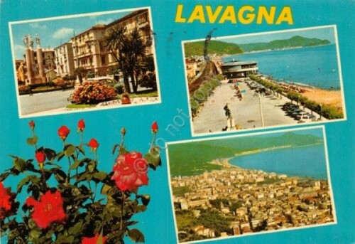 Cartolina Lavagna vedute 1969 (Genova)