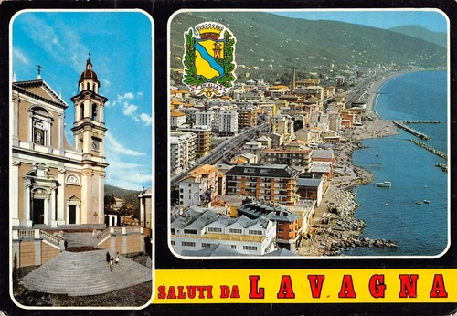 Cartolina Lavagna vedute (Genova)