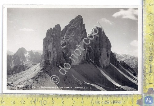 Cartolina Lavaredo - Tre cime - anni '60 (Belluno)
