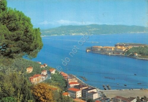 Cartolina Le Grazie Varignano panorama 1975