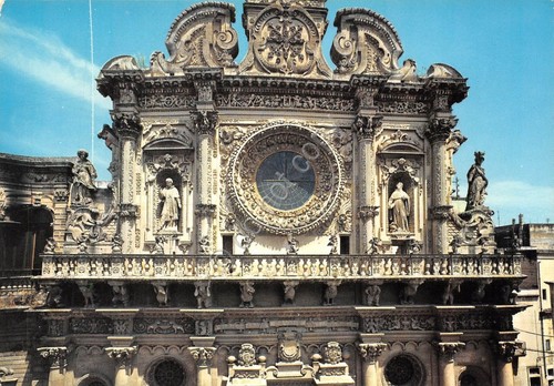 Cartolina Lecce Basilica S. Croce Facciata